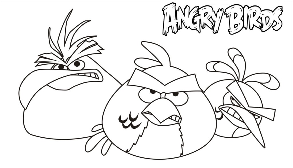 Dibujo Para Colorear De Angry Birds Rio Chuck Red Y Blue Bird Muy Enojados Juegos De Angry Birds 6745