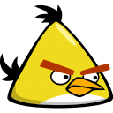 angry bird pajaro amarillo chuck