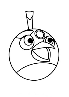 Dibujos para colorear de Angry Birds: Bomb Bird de joven